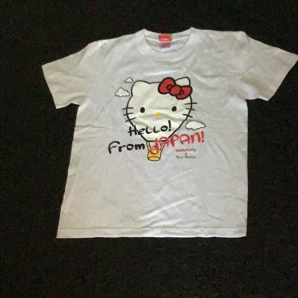 Hello Kitty White and Red Short Sleeve Tee